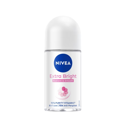 NIVEA Extra Bright Deodorant Roll-on (Radiant & Smooth) 50ml