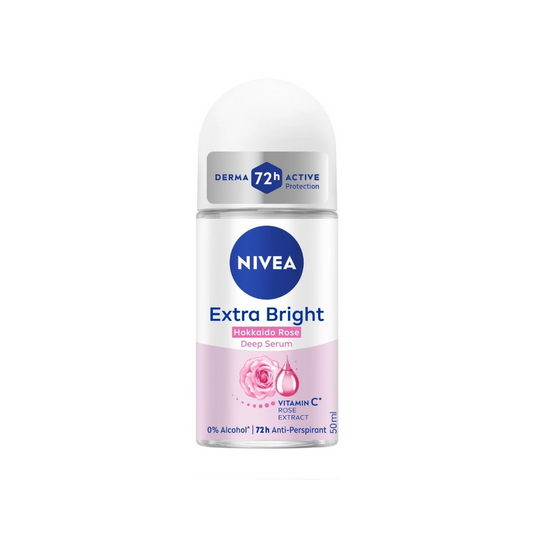 NIVEA Extra Bright Deep Serum Deodorant Roll-on (Hokkaido Rose) 50ml