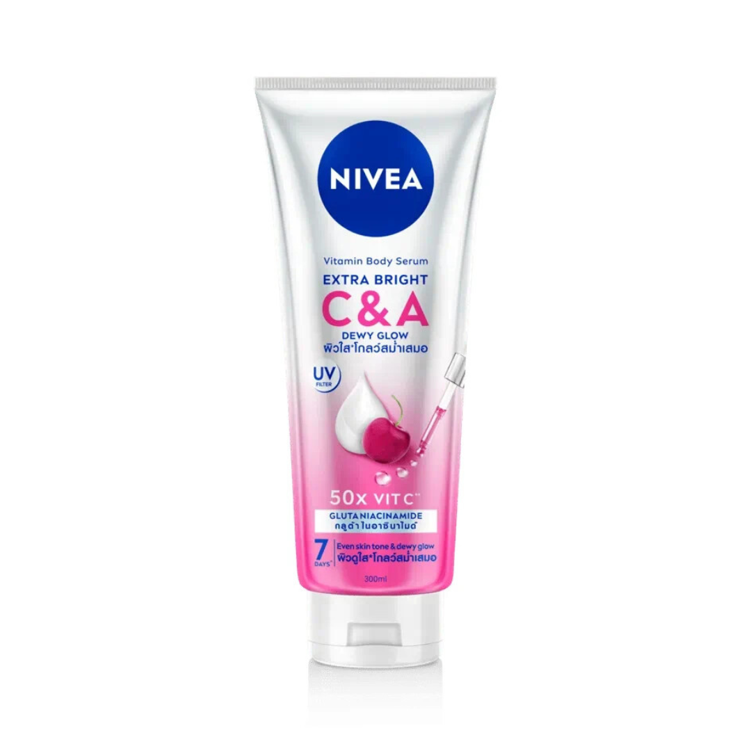 NIVEA Extra Bright Vitamin Body Serum (C&A + Dewy Glow) 300ml