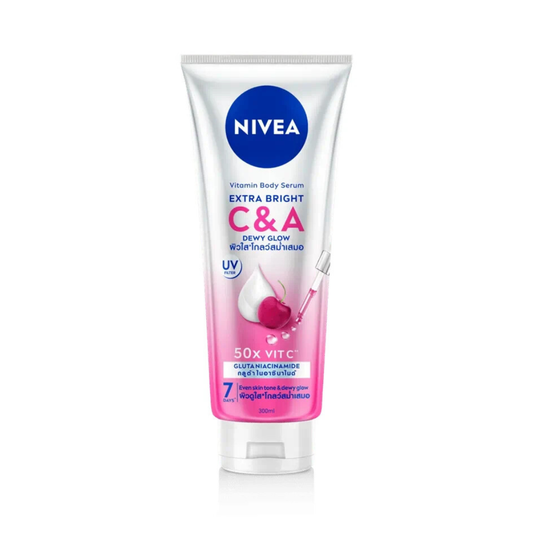 NIVEA Extra Bright Vitamin Body Serum (C&A + Dewy Glow) 300ml