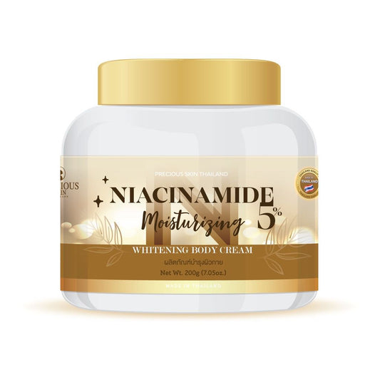 Niacinamide 5% Moisturising Whitening Body Cream by Precious Skin Thailand 200g