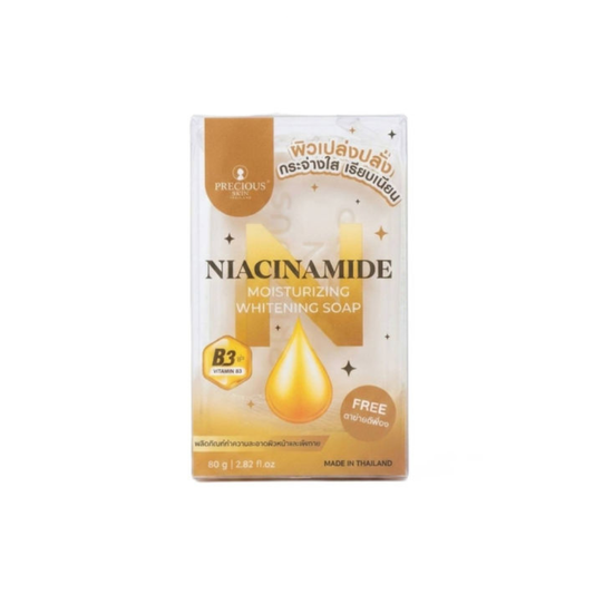 Niacinamide Moisturizing Whitening Soap by PRECIOUS SKIN 80g