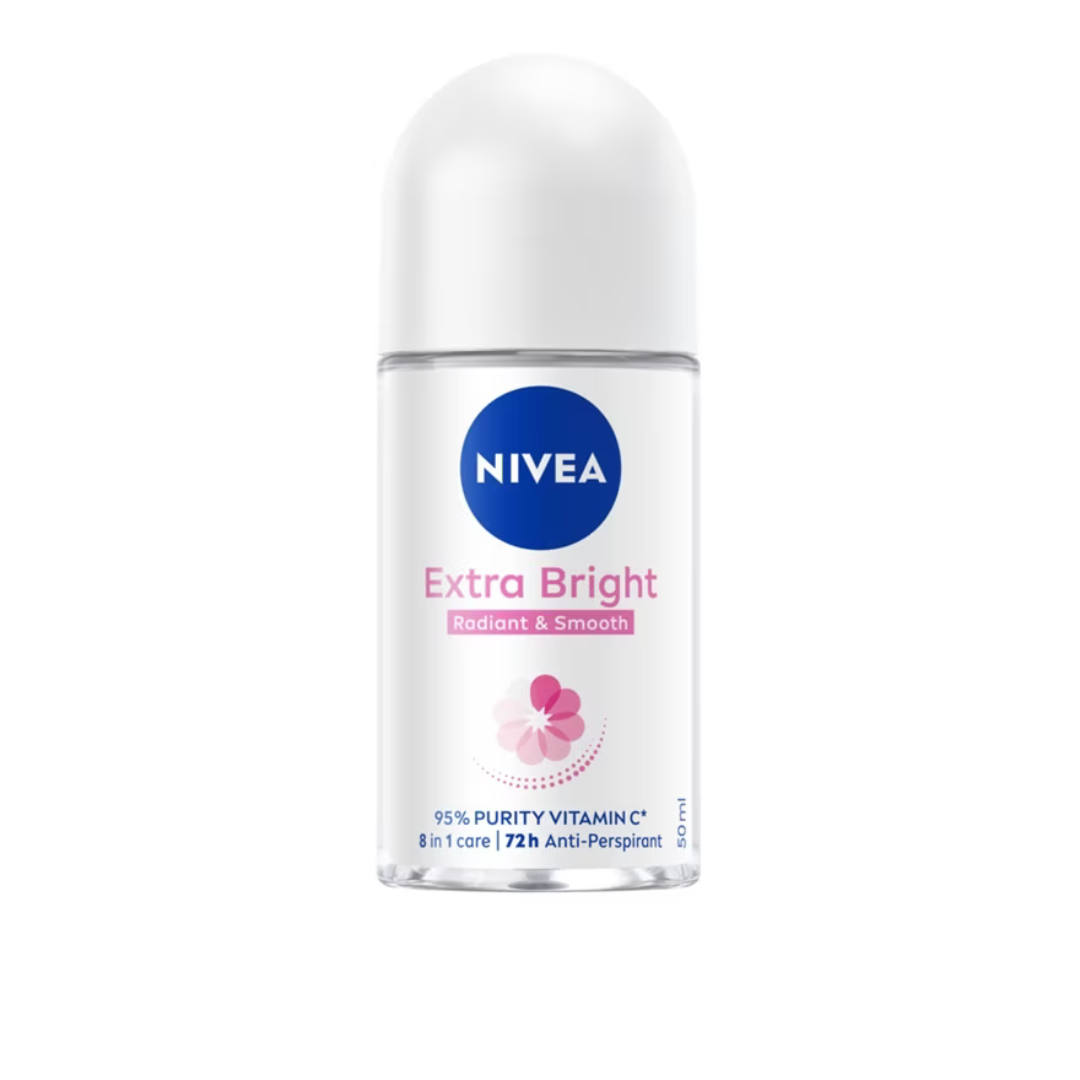 Nivea Extra Bright (Radiant & Smooth) Deodorant Roll-on 50ml