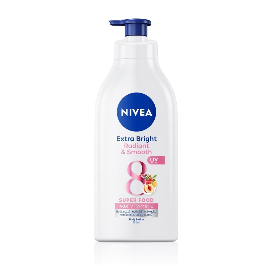 Nivea Extra Bright (Radiant & Smooth) Super Food Body Lotion 550mL