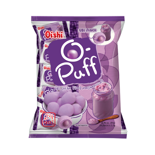 O-Puff Cream Filled Marshmallows (Ube)