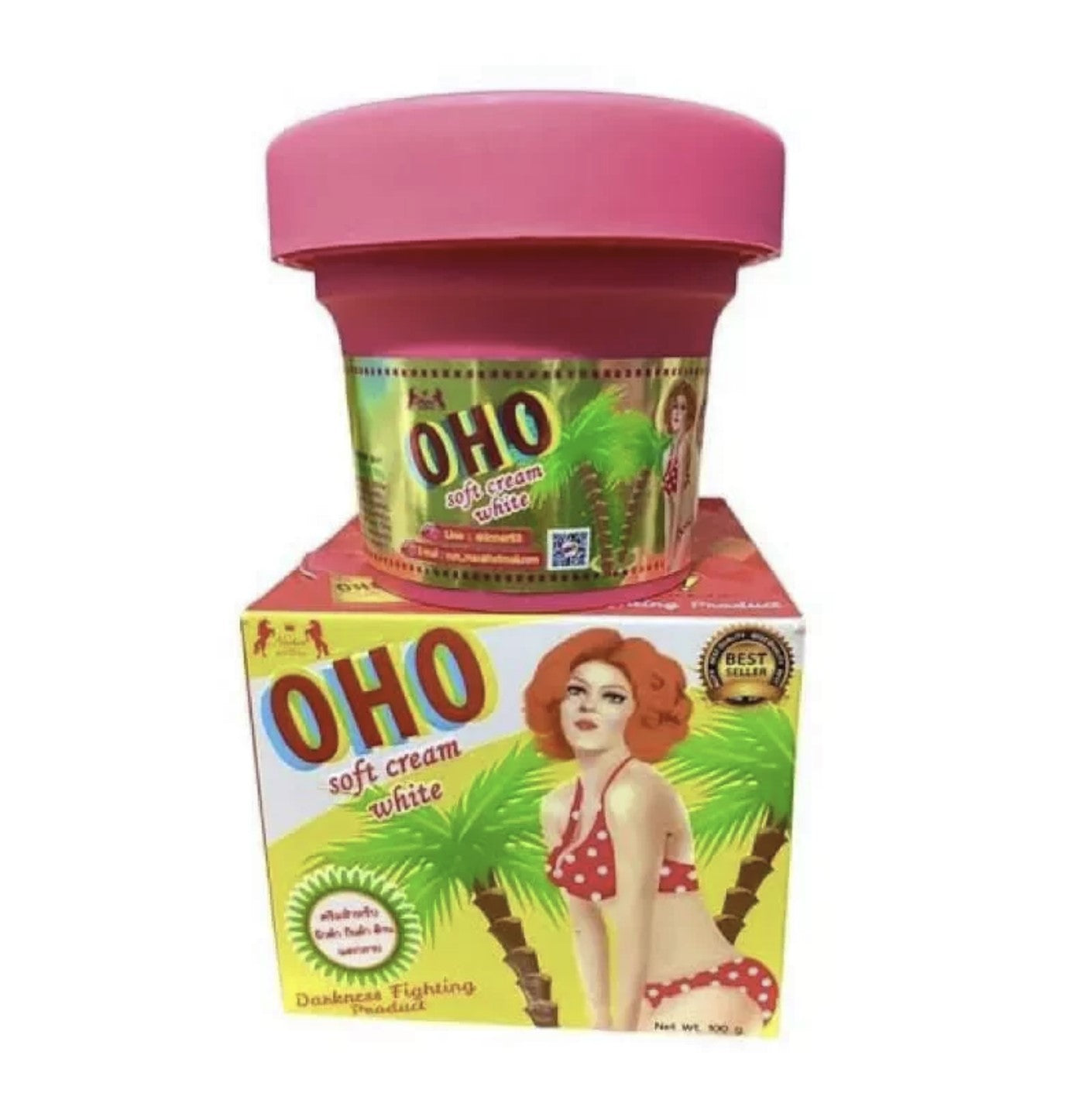 OHO Soft Cream White Net Wt. 100g