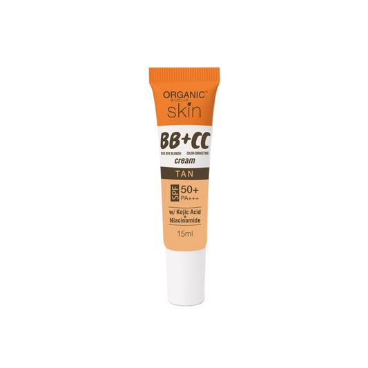 ORGANIC SKIN BB + CC Cream SPF50+ PA+++ (Tan) 15ml