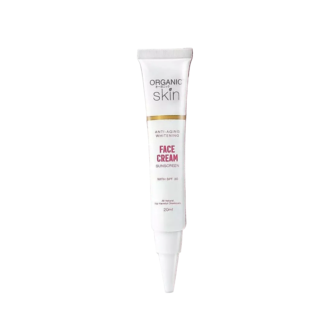 ORGANIC SKIN Face Cream Sunscreen (Anti-Aging Whitening With SPF30) 20ml