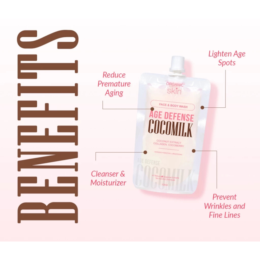 ORGANIC SKIN Face & Body Wash (Age Defense Cocomilk) 125ml