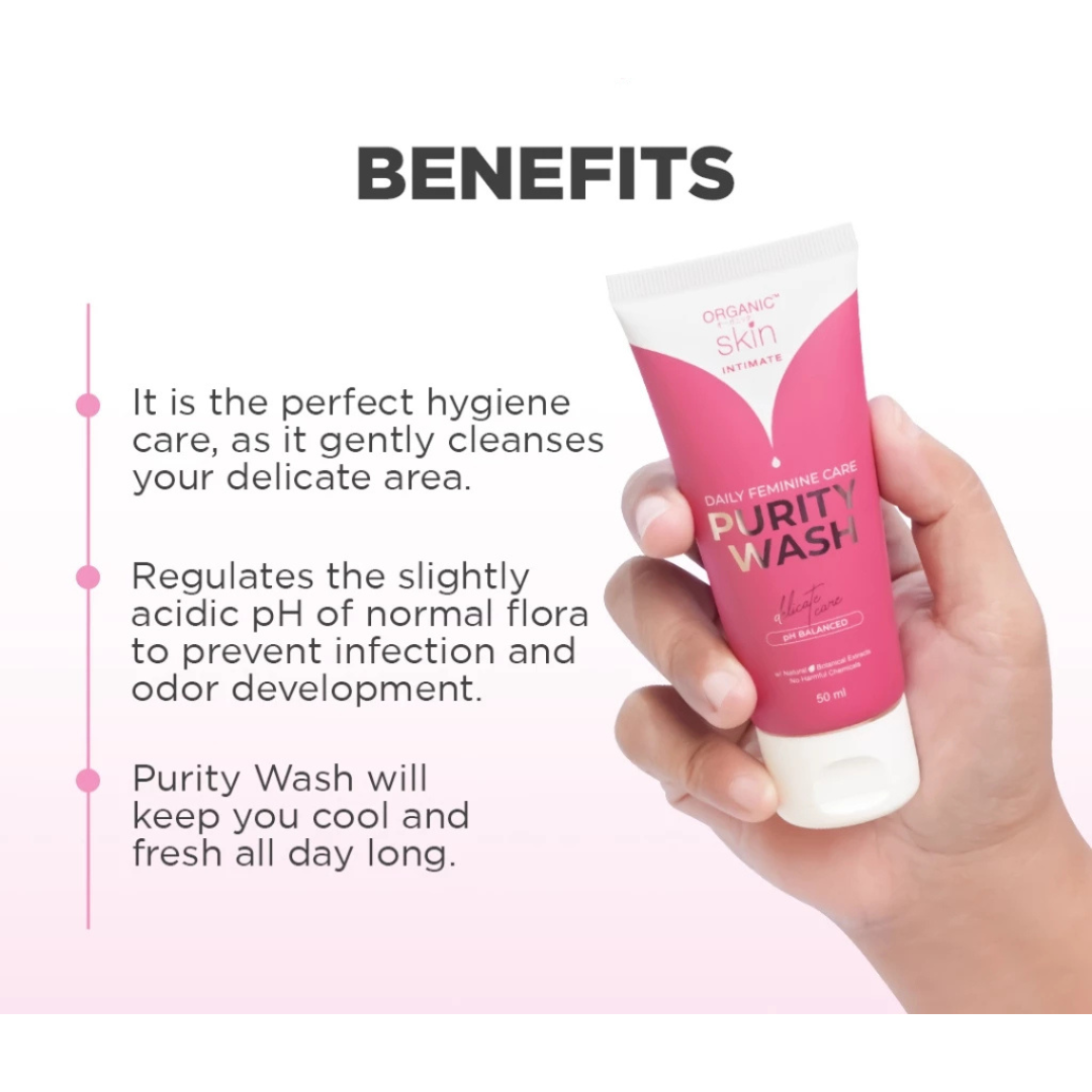 ORGANIC SKIN Intimate Daily Feminine Care Purity Wash 50ml