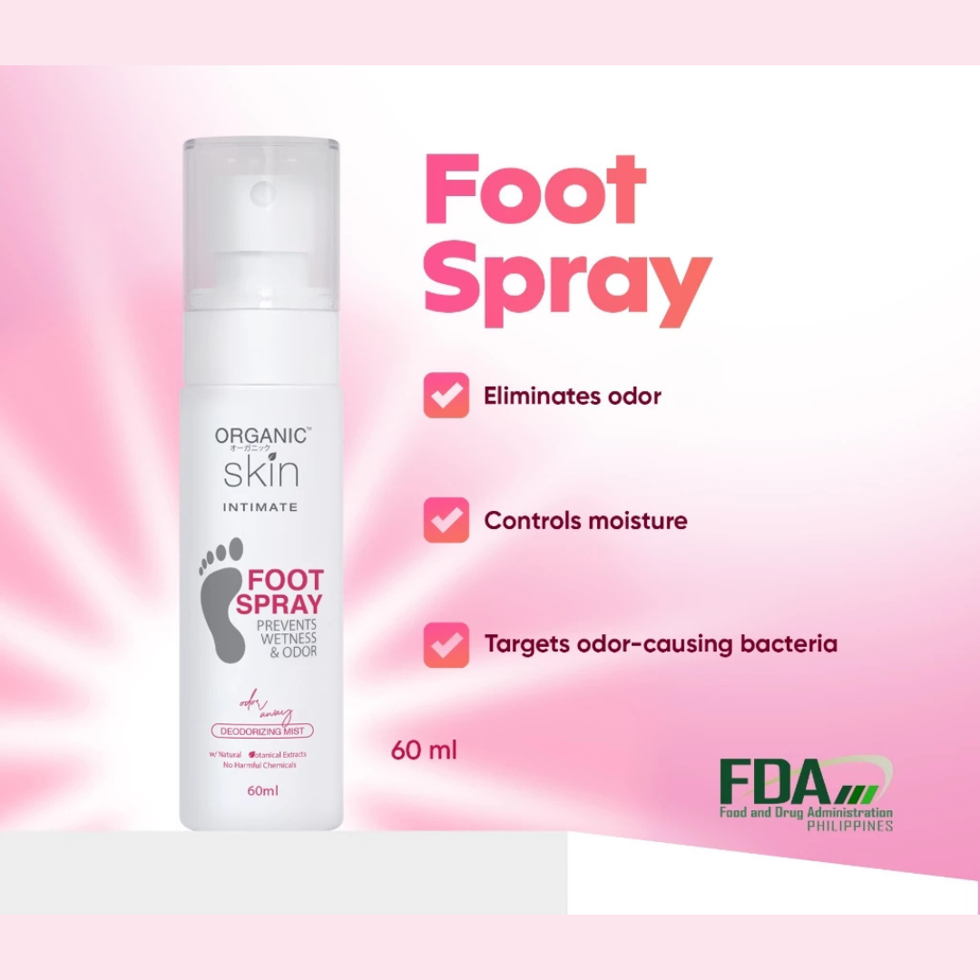 ORGANIC SKIN Intimate Foot Spray Deodorizing Mist 60ml