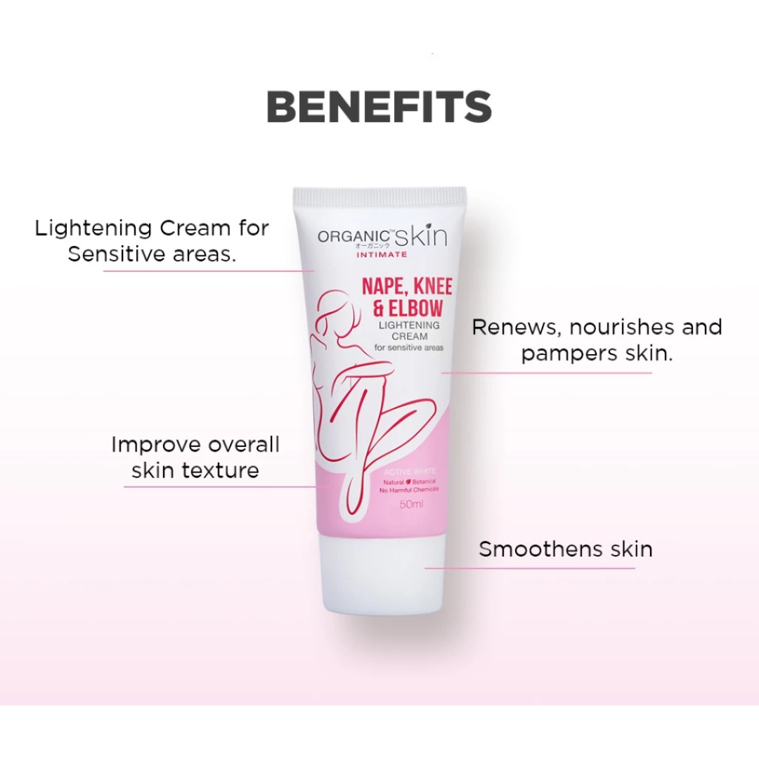 ORGANIC SKIN Intimate Lightening Cream (Nape, Knee & Elbow) 50ml