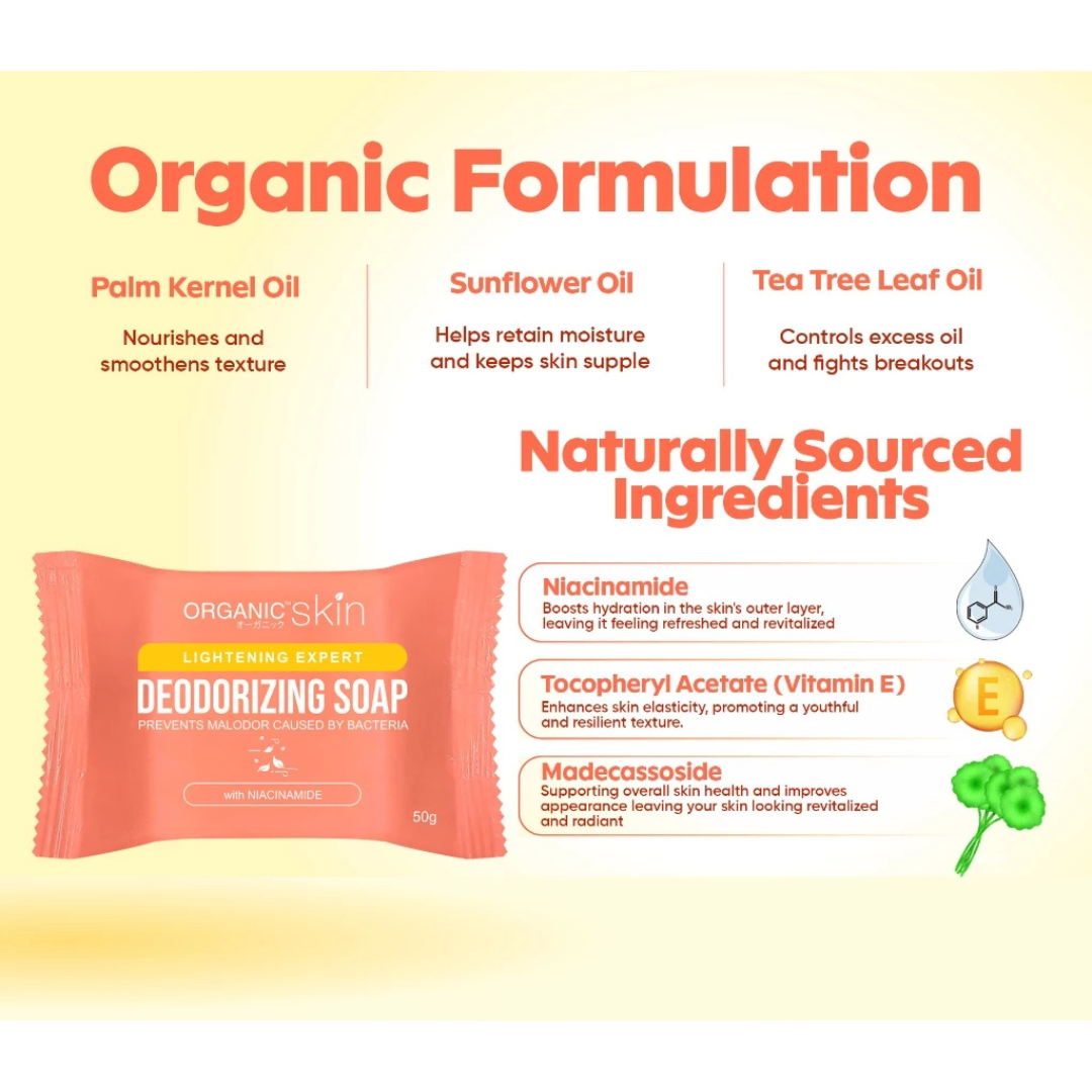 ORGANIC SKIN Lightening Expert Deodorizing Soap 50g
