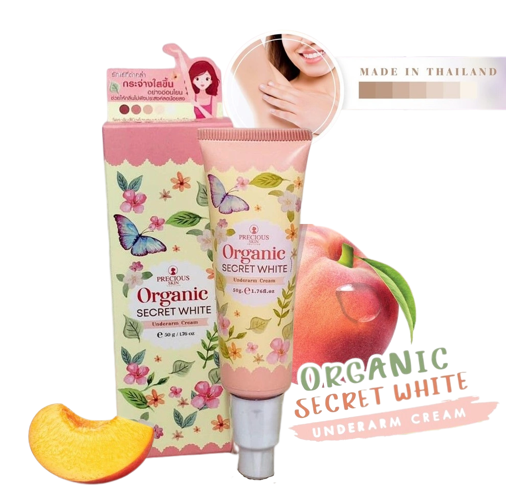 Organic Secret White Underarm Cream by Precious Skin 50g