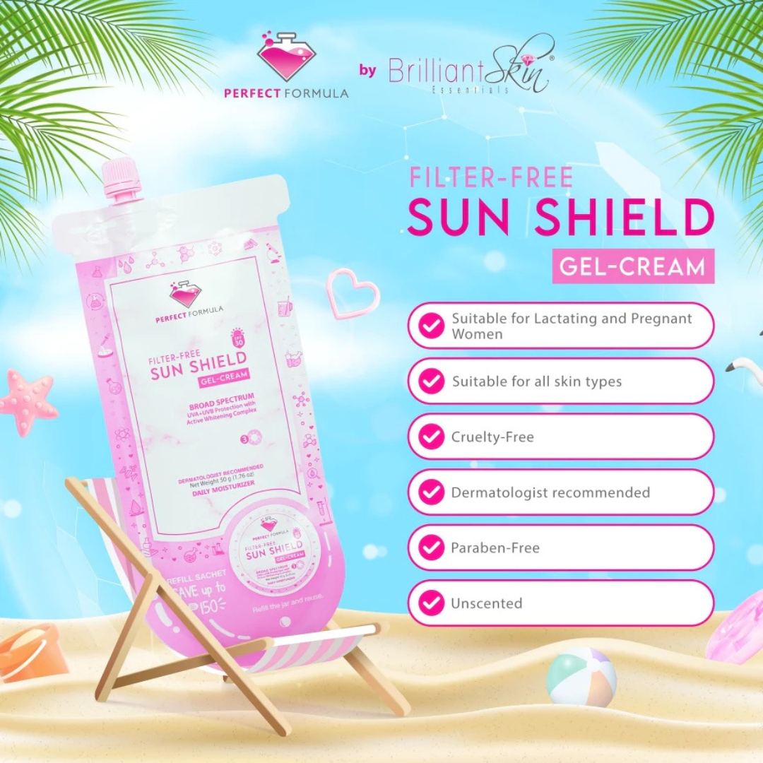 PERFECT FORMULA Filter-Free Sun Shield Gel-Cream 50g