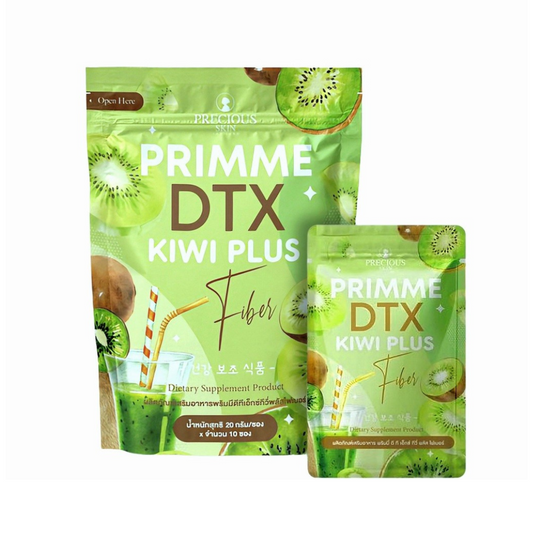 PRIMME DTX Kiwi Plus Fiber by Precious Skin Thailand 20g x 10 Sachets