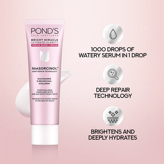 Pond's Bright Miracle Serum Burst Cream 20g