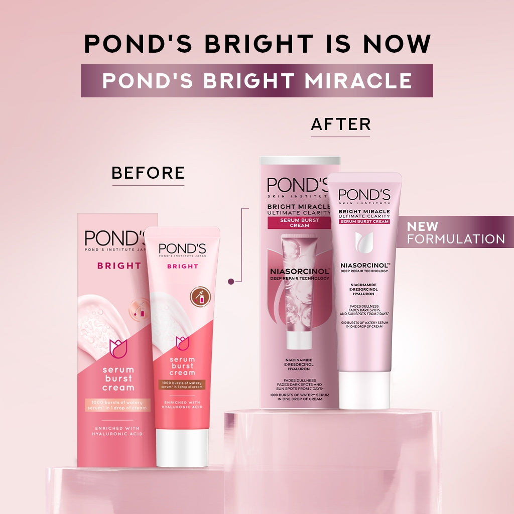 Pond's Bright Miracle Serum Burst Cream 20g