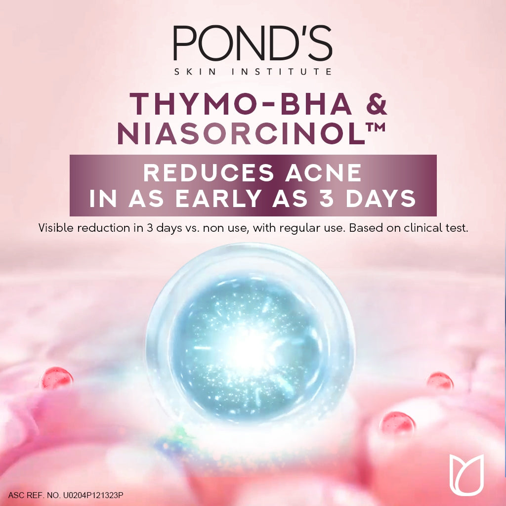 Pond's Bright Miracle Ultimate Acne Control Thymo-BHA (Niasorcinol) Facial Foal 100g