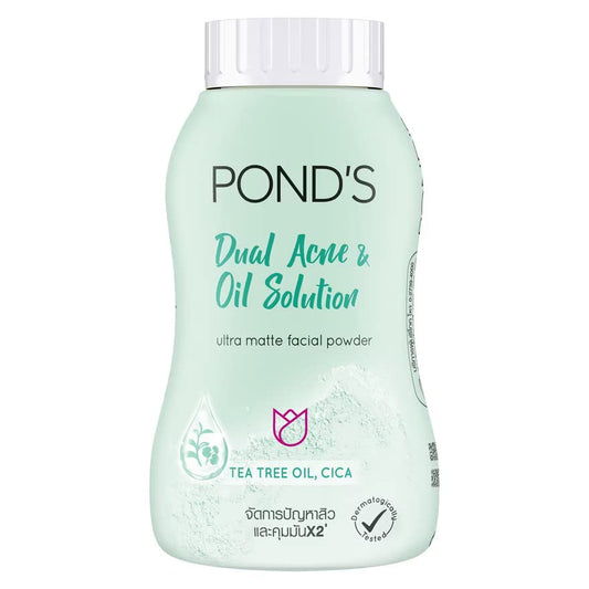 Pond's Dual Acne & Oil Solution Ultra Matte Facial Powder (w/ Tea Tree Oil, Cica) 50g