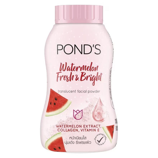 Pond's Watermelon Fresh & Bright Translucent Facial Powder (w Collagen, Vit E) 50g