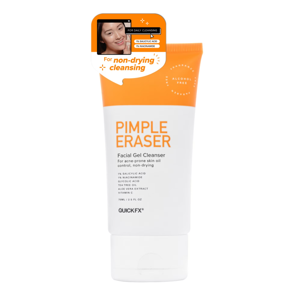 QUICKFX Pimple Eraser Facial Gel Cleanser 75mL