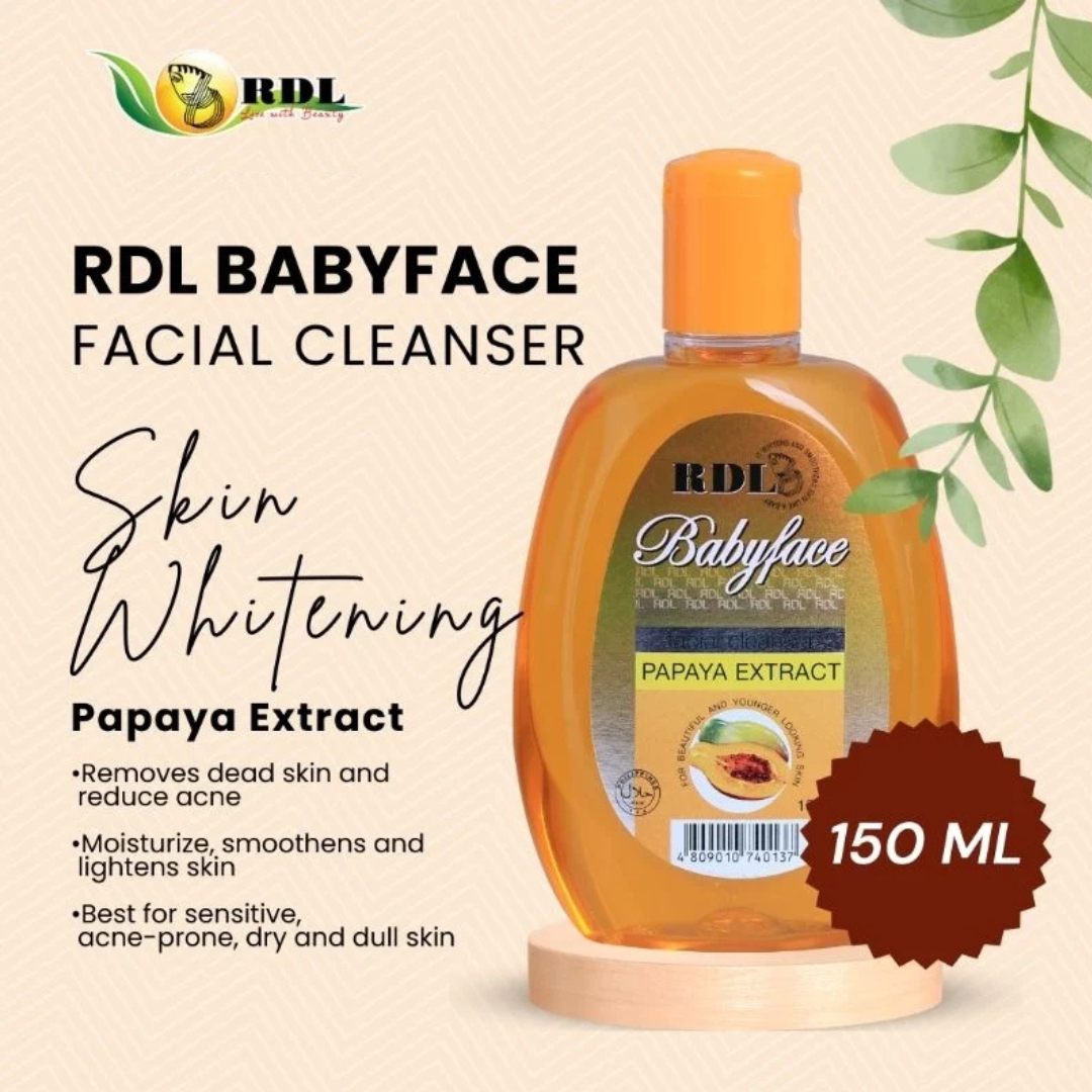 RDL Babyface Facial Cleanser (Papaya Extract) 150ml