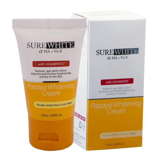 RDL SureWhite with GigaWhite Papaya Whitening Cream 25ml