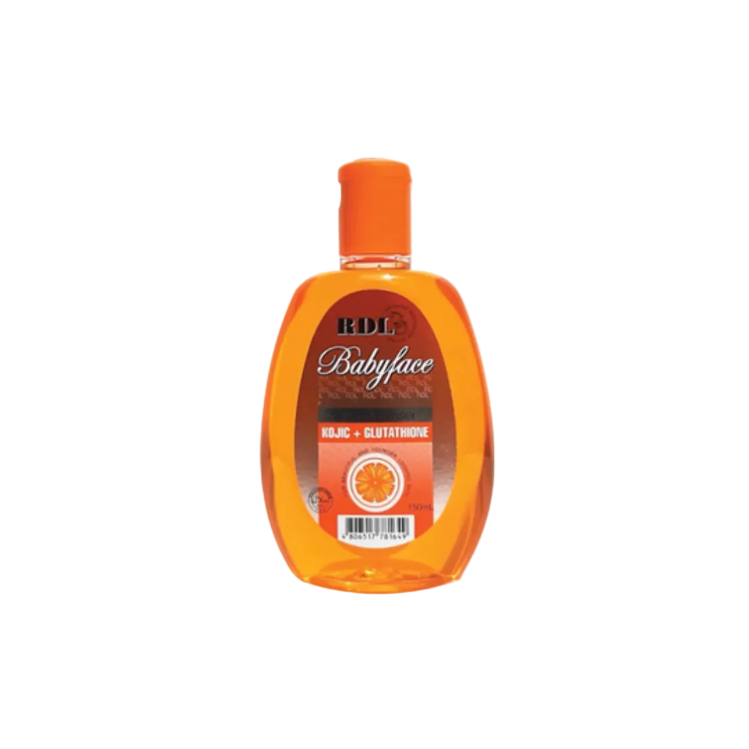 RDL Babyface Facial Cleanser (Kojic + Glutathione) 150ml