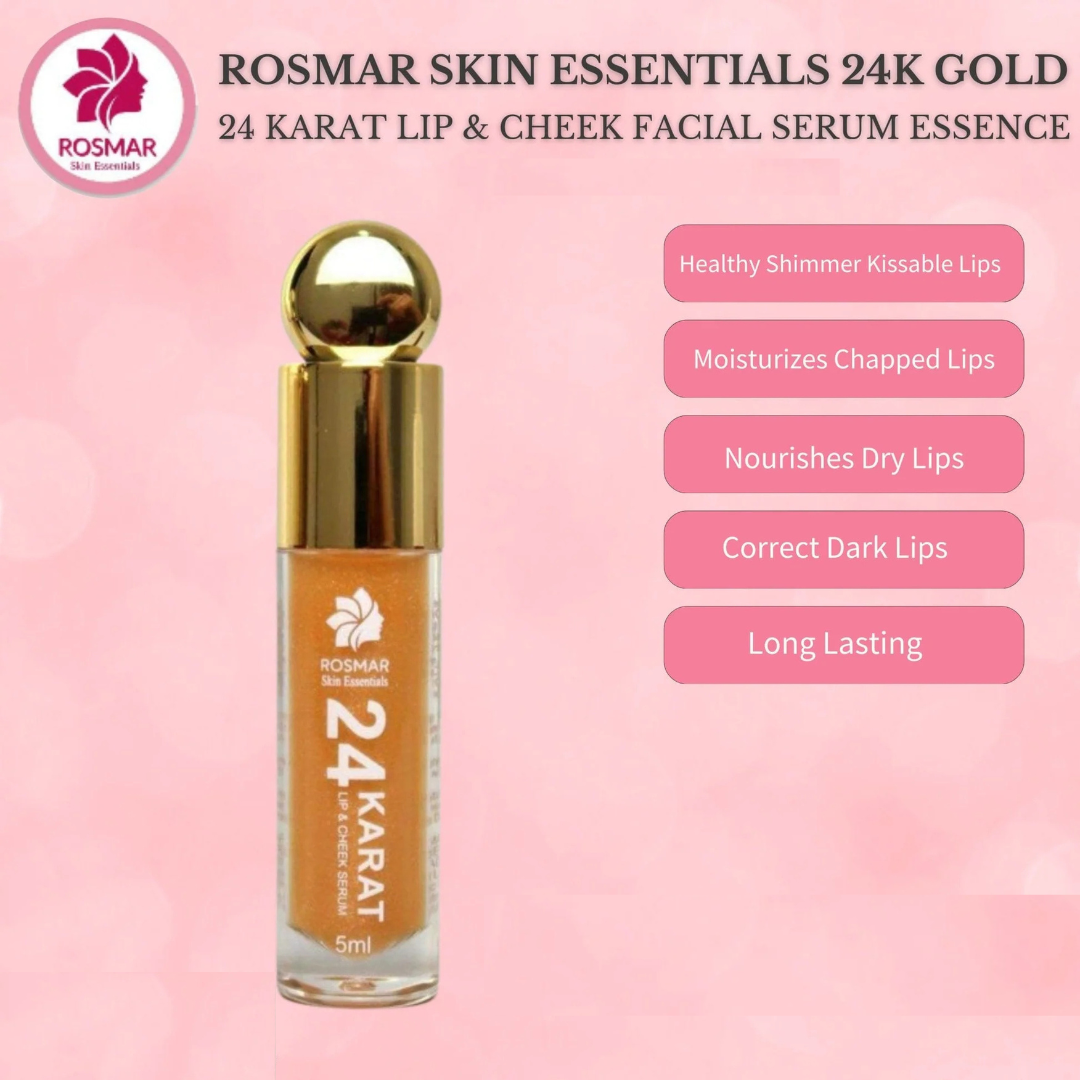 ROSMAR 24 Karat Lip & Cheek Serum 5ml