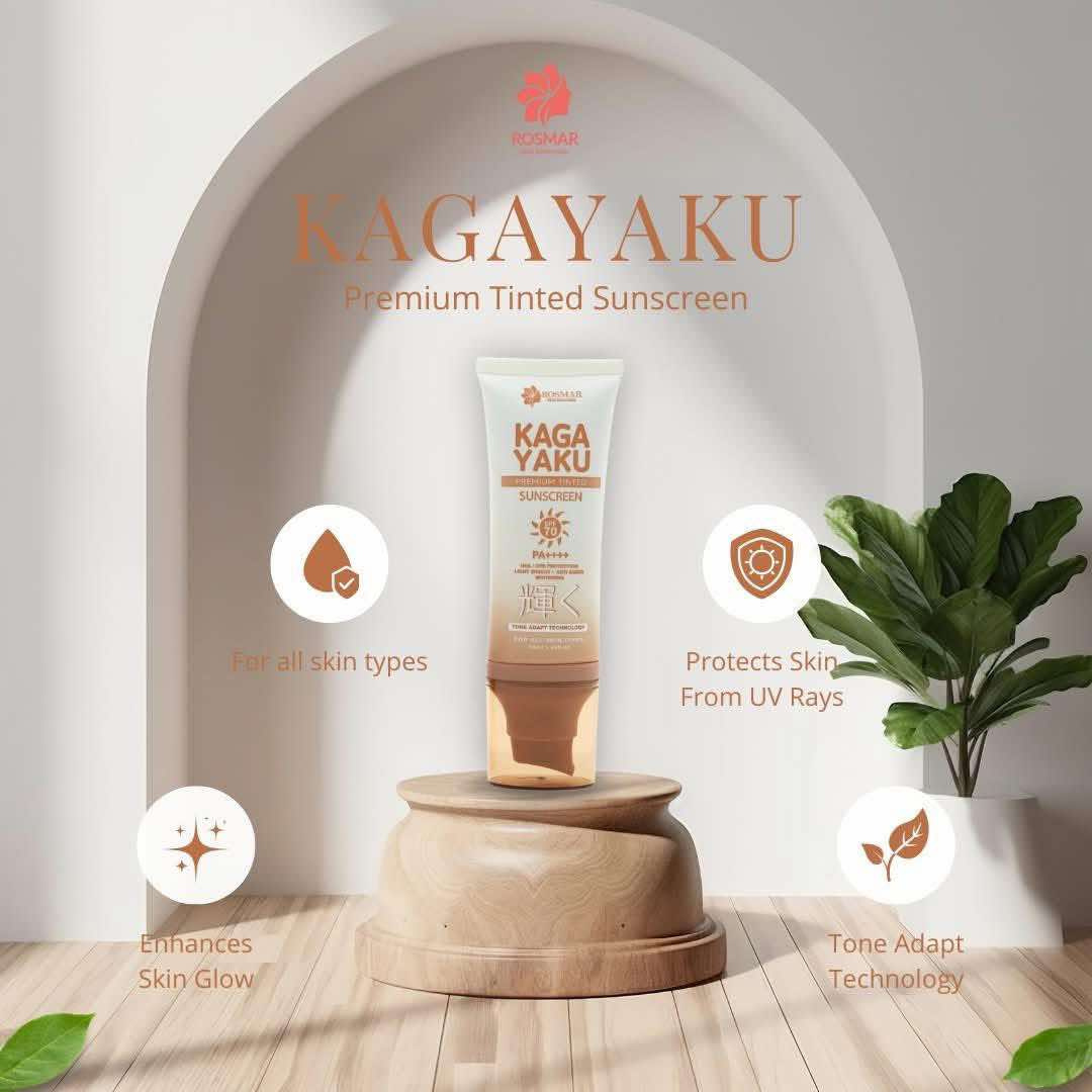 ROSMAR KAGAYAKU Premium Tinted Sunscreen SPF70 PA++++ 50ml