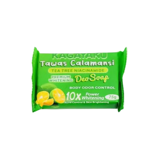 ROSMAR KAGAYAKU Tawas Calamansi Deo Soap (Tea Tree Niacinamide) 75g