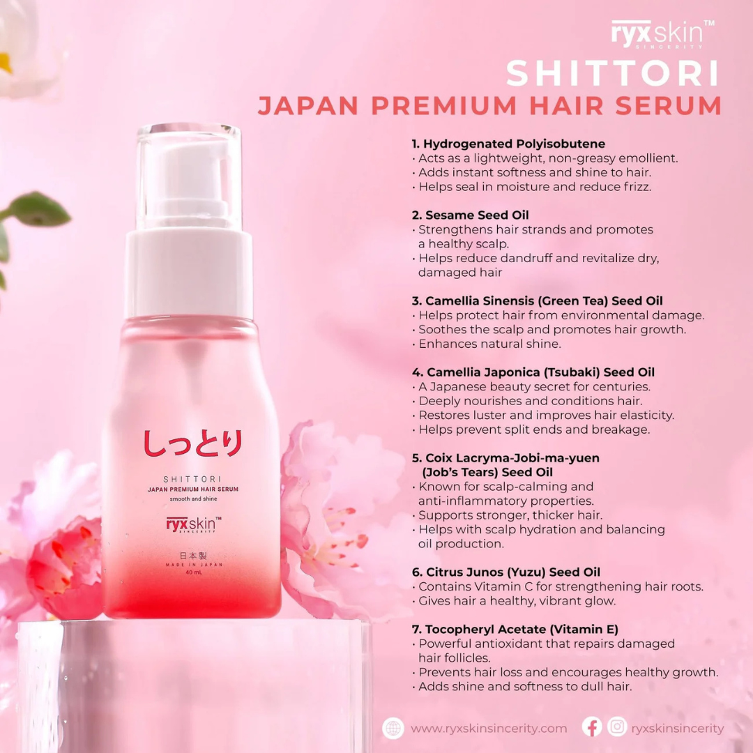 RYXSKIN Japan Premium Hair Serum (Shittori) 40ml