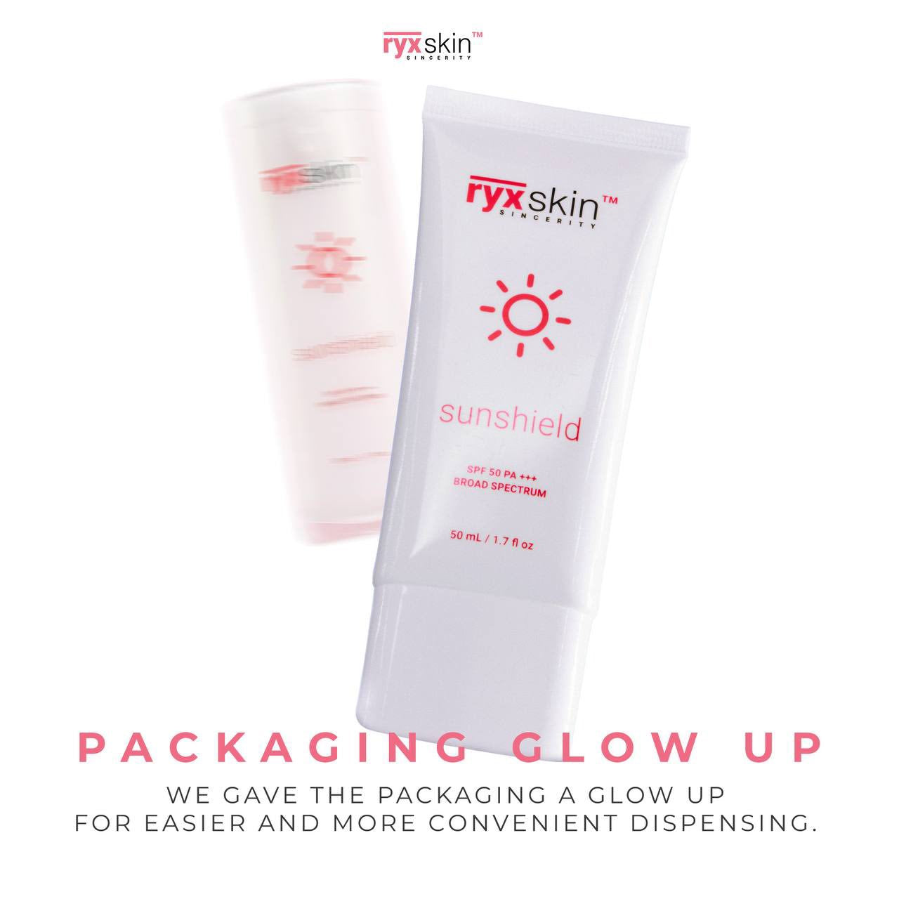 RYXSKIN Sunshield (SPF50 PA+++) 50ml