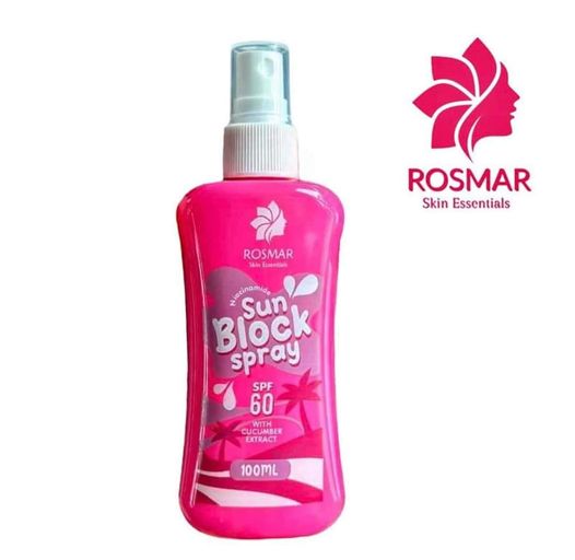 Rosmar Sunblock Spray SPF60 (with Niacinamide & Cucumber Extract) 100mL