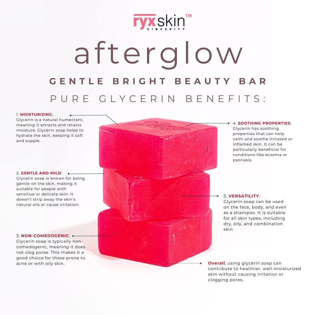 RyxSkin Sincerity Afterglow Gentle Bright Beauty Bar (Glycerin Soap) 70g