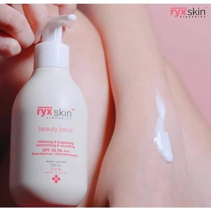 RyxSkin Sincerity Whitening Beauty Lotion SPF 35PA +++ UVA/UVB Protection 200mL