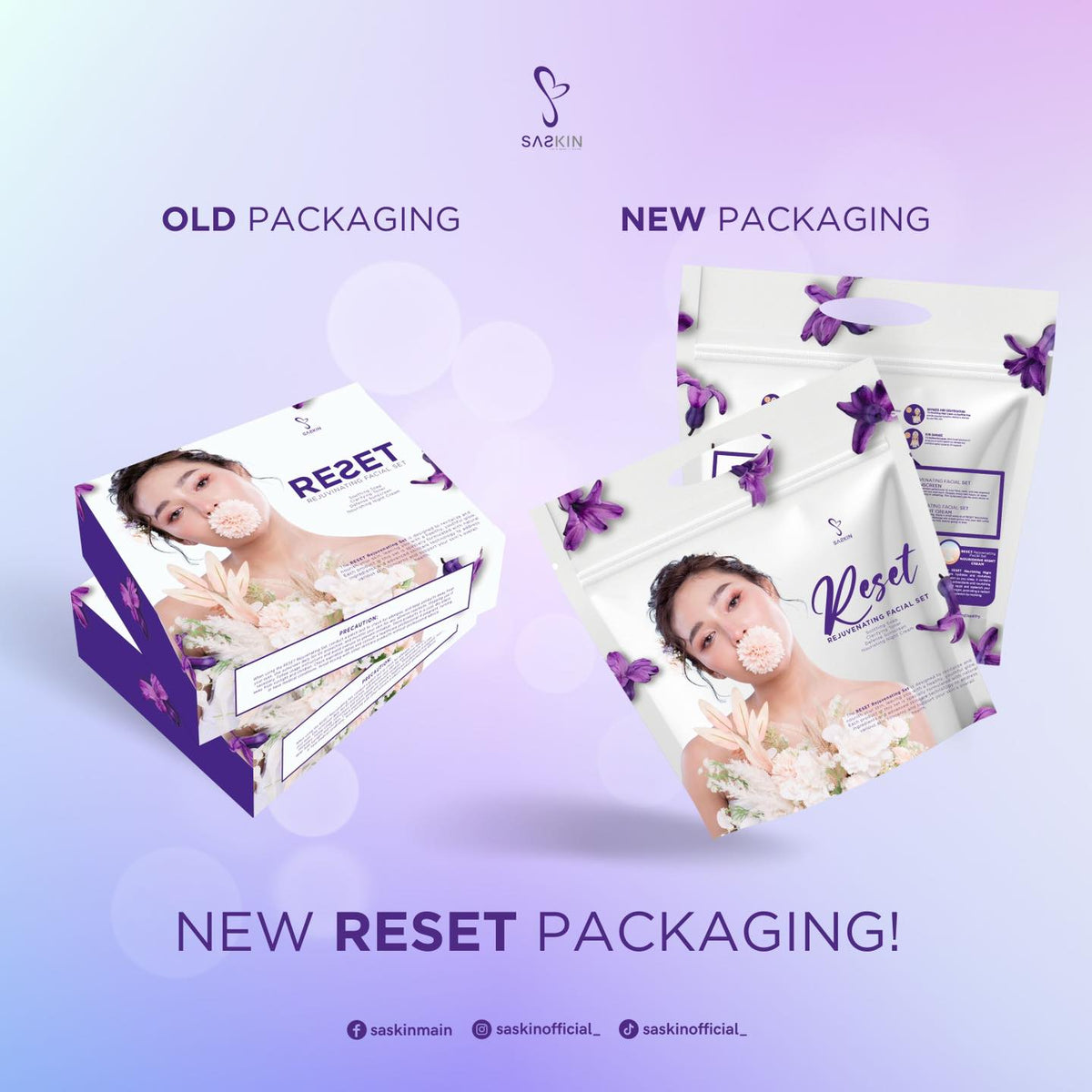 SASKIN Reset Rejuvenating Facial Set