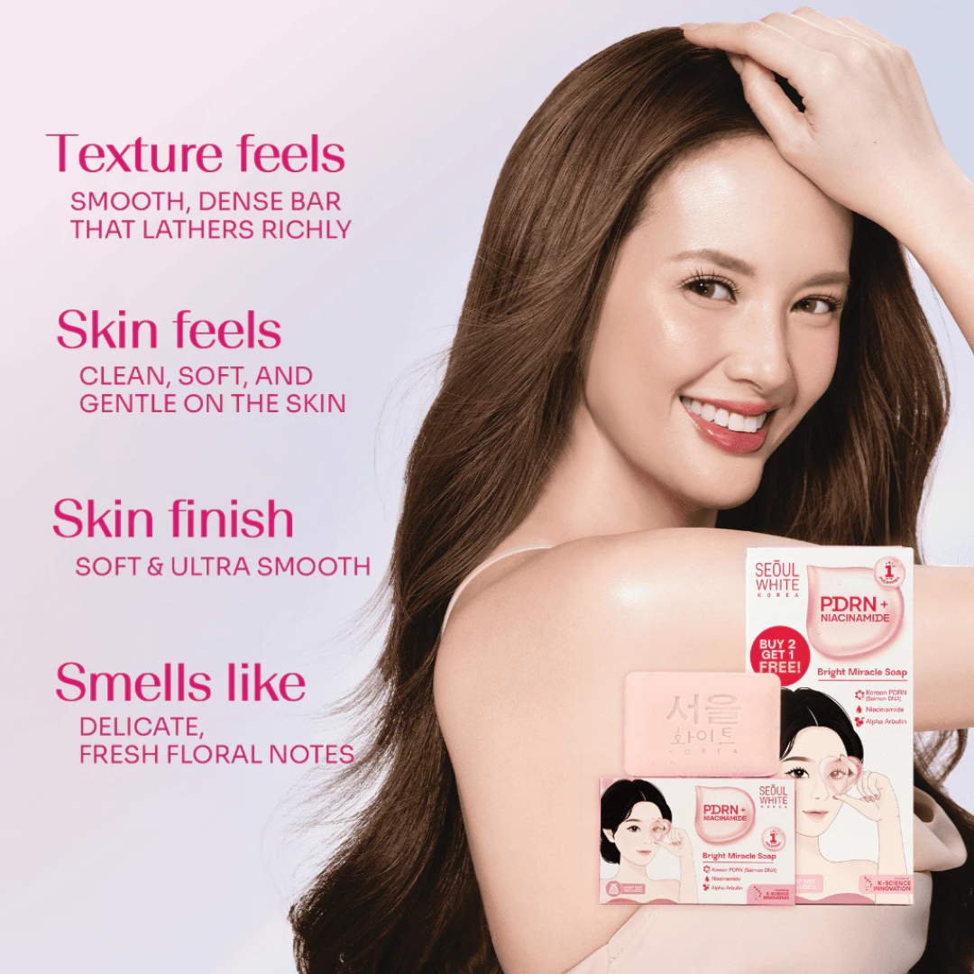 SEOUL WHITE KOREA Bright Miracle Soap (PDRN + Niacinamide)