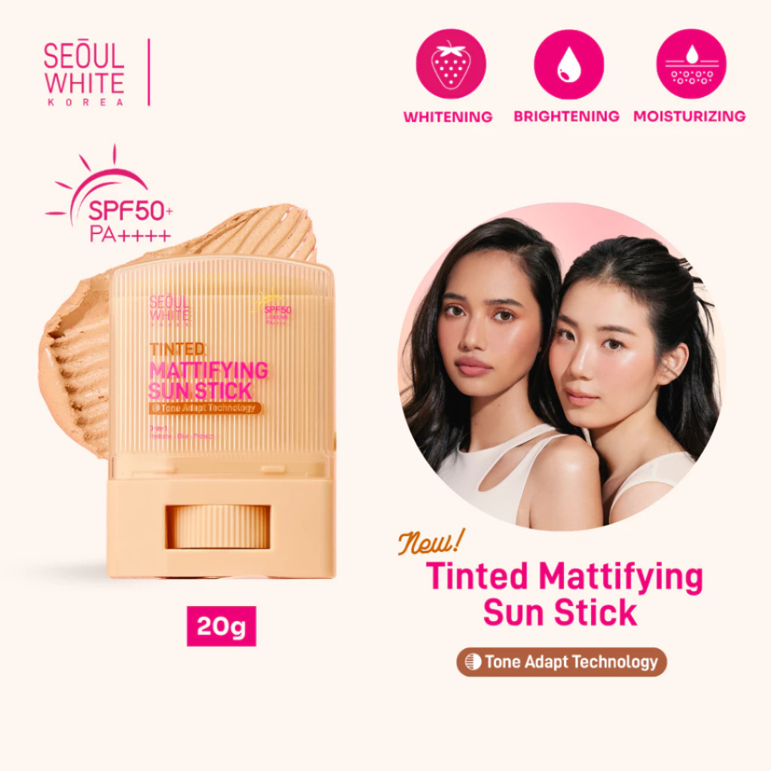 SEOUL WHITE KOREA Tinted Mattifying Sun Stick (SPF50 UVA/UVB PA++++) 20g
