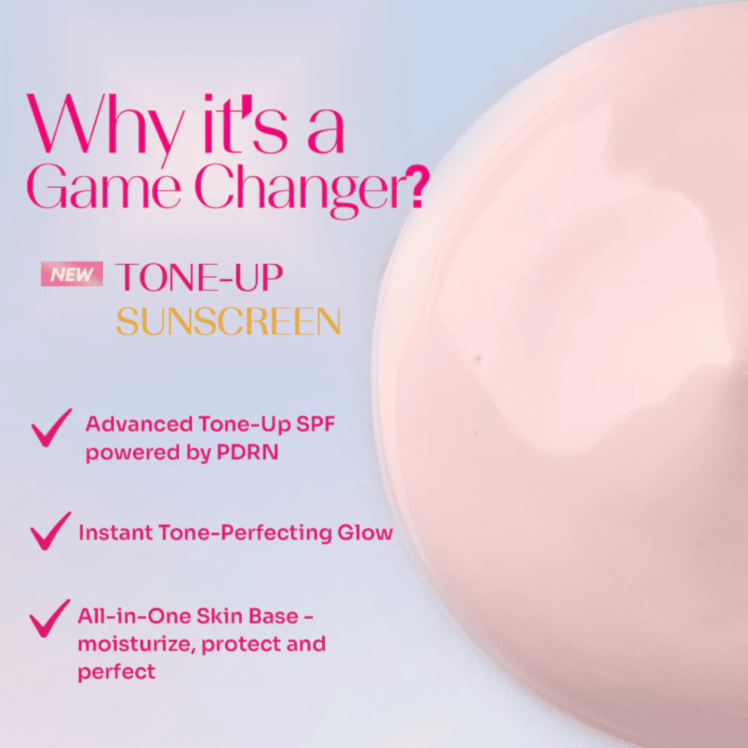 SEOUL WHITE KOREA Tone-Up Sunscreen (SPF50 PA++++, PDRN + Ceramide) 30ml