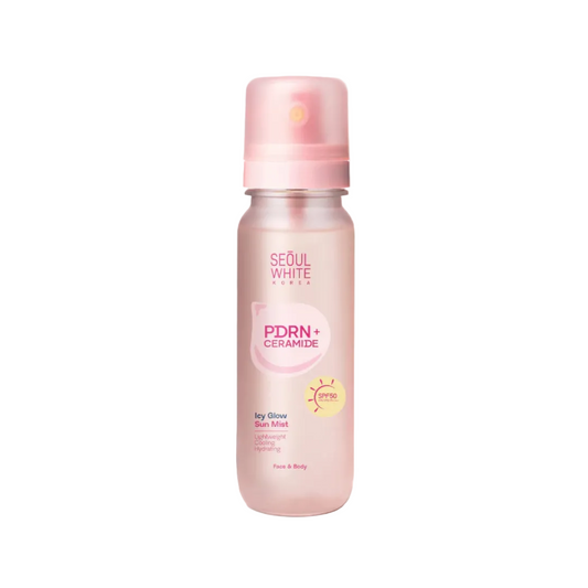 SEOUL WHITE KOREA Icy Glow Sun Mist (SPF50 PA++++, PDRN + Ceramide) 85ml