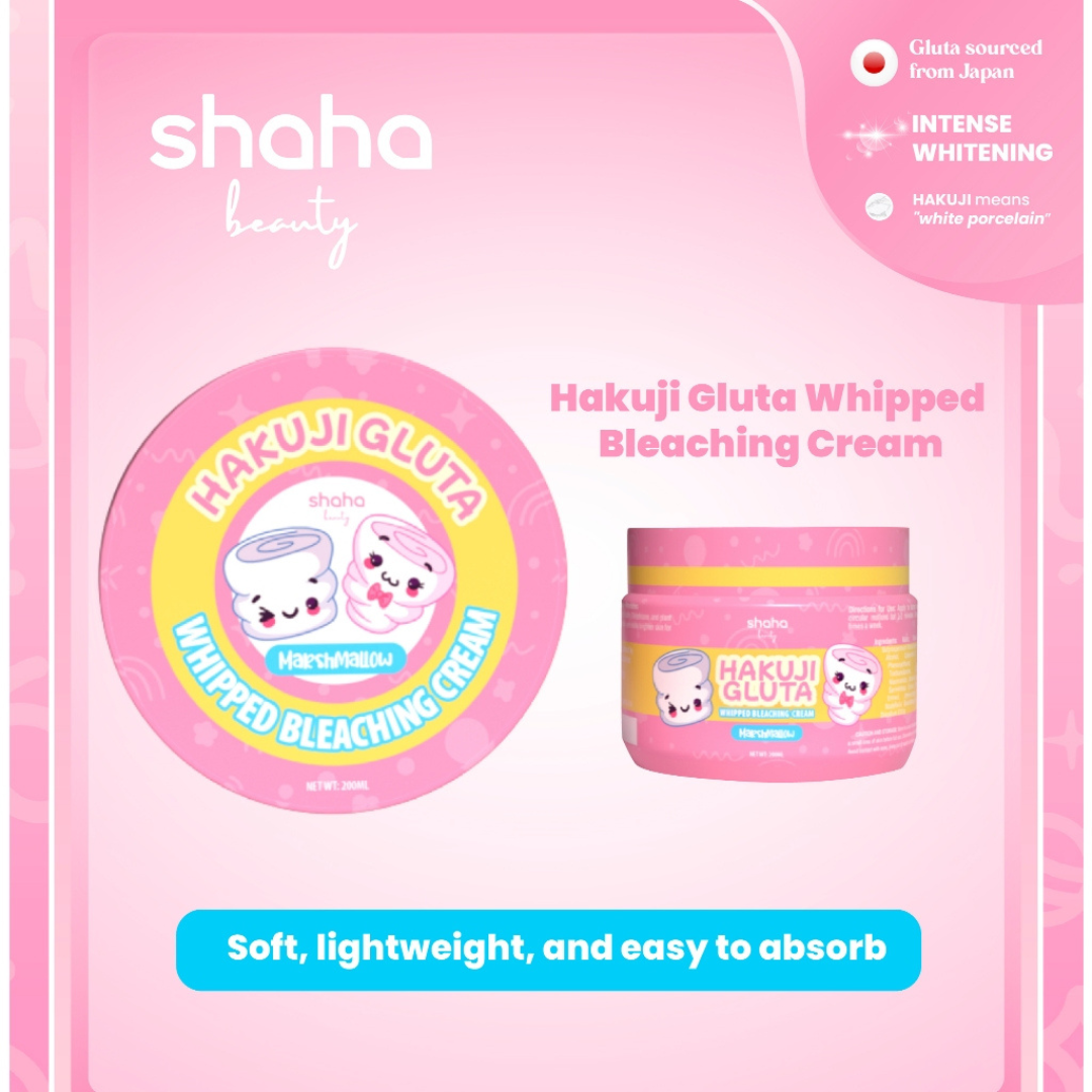 SHAHA BEAUTY Hakuji Gluta Whipped Bleaching Cream (Marshmallow) 200ml