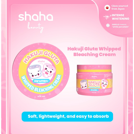 SHAHA BEAUTY Hakuji Gluta Whipped Bleaching Cream (Marshmallow) 200ml
