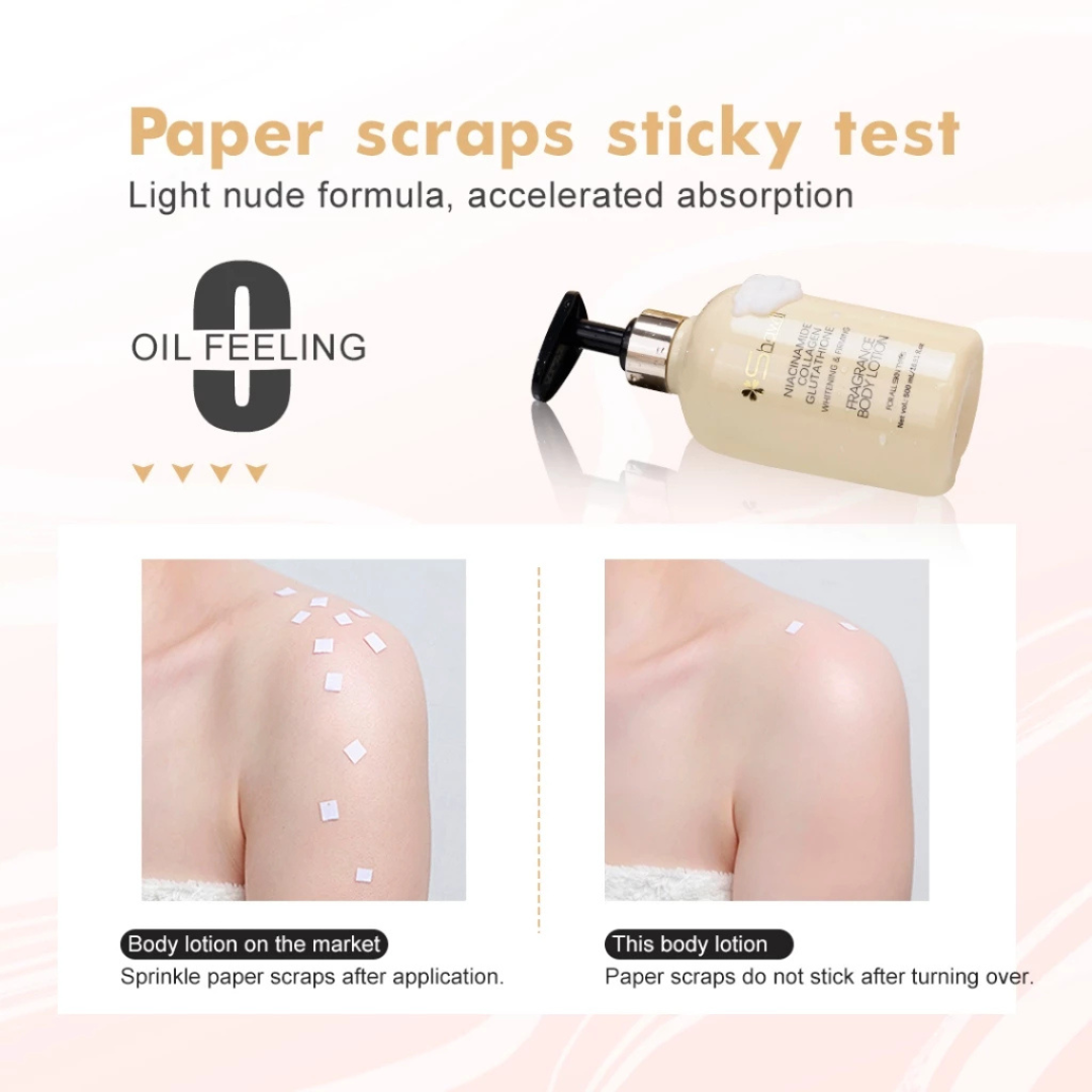 SHAWILL Whitening & Firming Body Lotion (Niacinamide + Collagen + Glutathione) 500ml