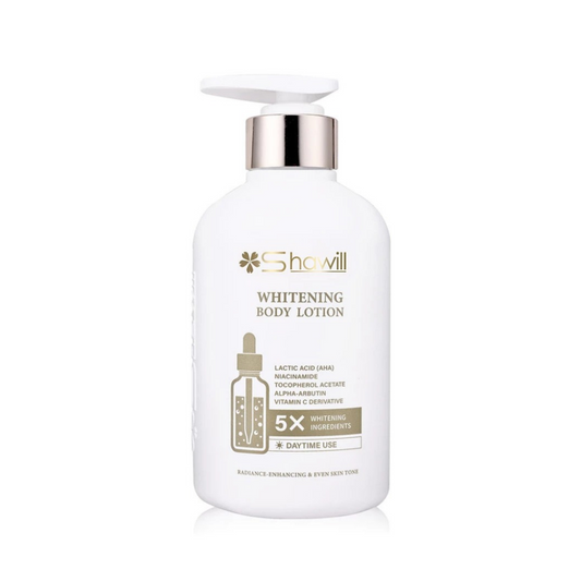 SHAWILL Whitening Body Lotion (Daytime, AHA + Niacinamide + Arbutin) 500ml