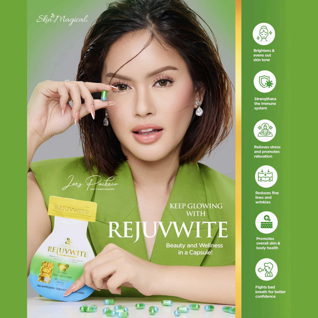 SKIN MAGICAL Rejuvwite Cellular Complex (Glutathione + UV Block) 30 Capsules