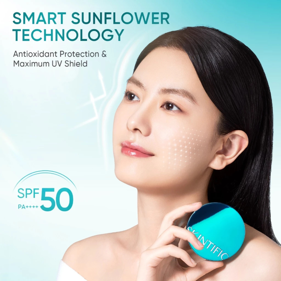 SKINTIFIC Matte Cushion Foundation (Perfect Stay Serum, SPF50 PA+++)