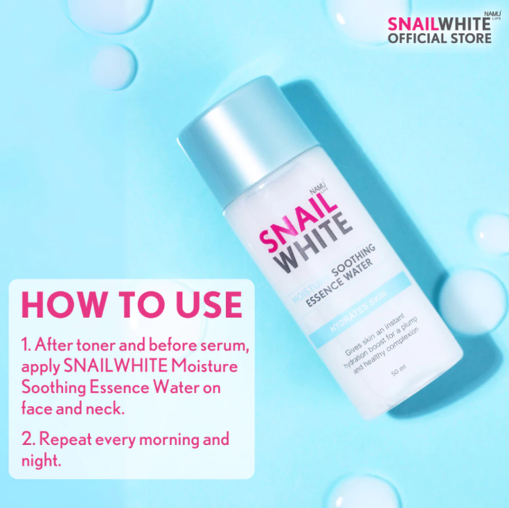 SNAILWHITE Moisture Soothing Essence Water 50ml