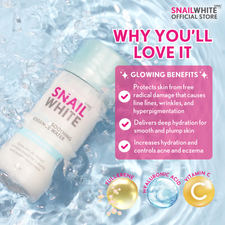 SNAILWHITE Moisture Soothing Essence Water 50ml